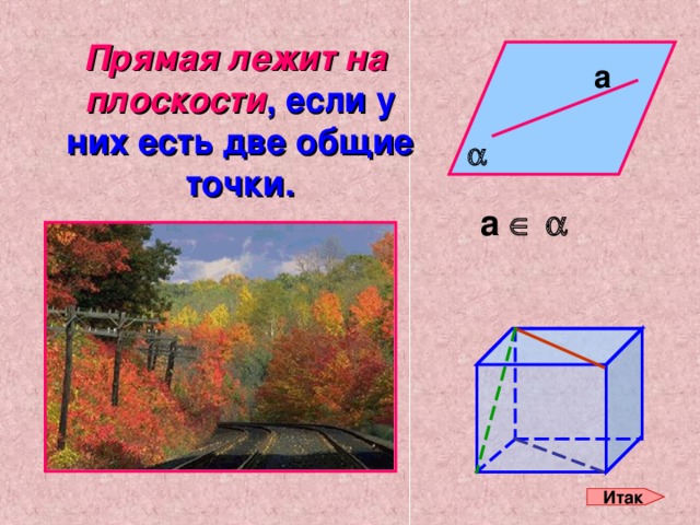Найти прямые лежащие на плоскости