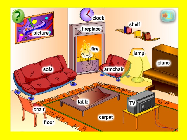 Английский язык тема комната. Комнаты на английском языке. Комната предлоги места. Картинка комнаты для описания. Комната с мебелью для детей по английскому языку.