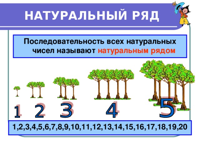 Виды рядов чисел